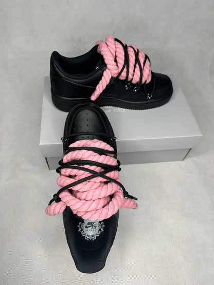 AF1 Rope Laces Pink Off White