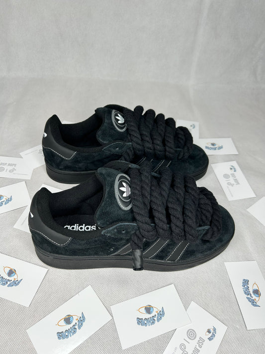 Lacets en corde Adidas Campus 00s noirs