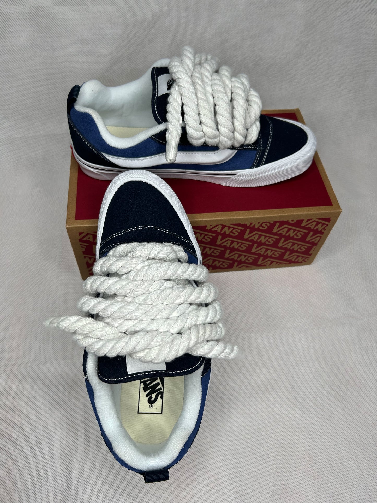 Vans Knu Skool Rope Laces white