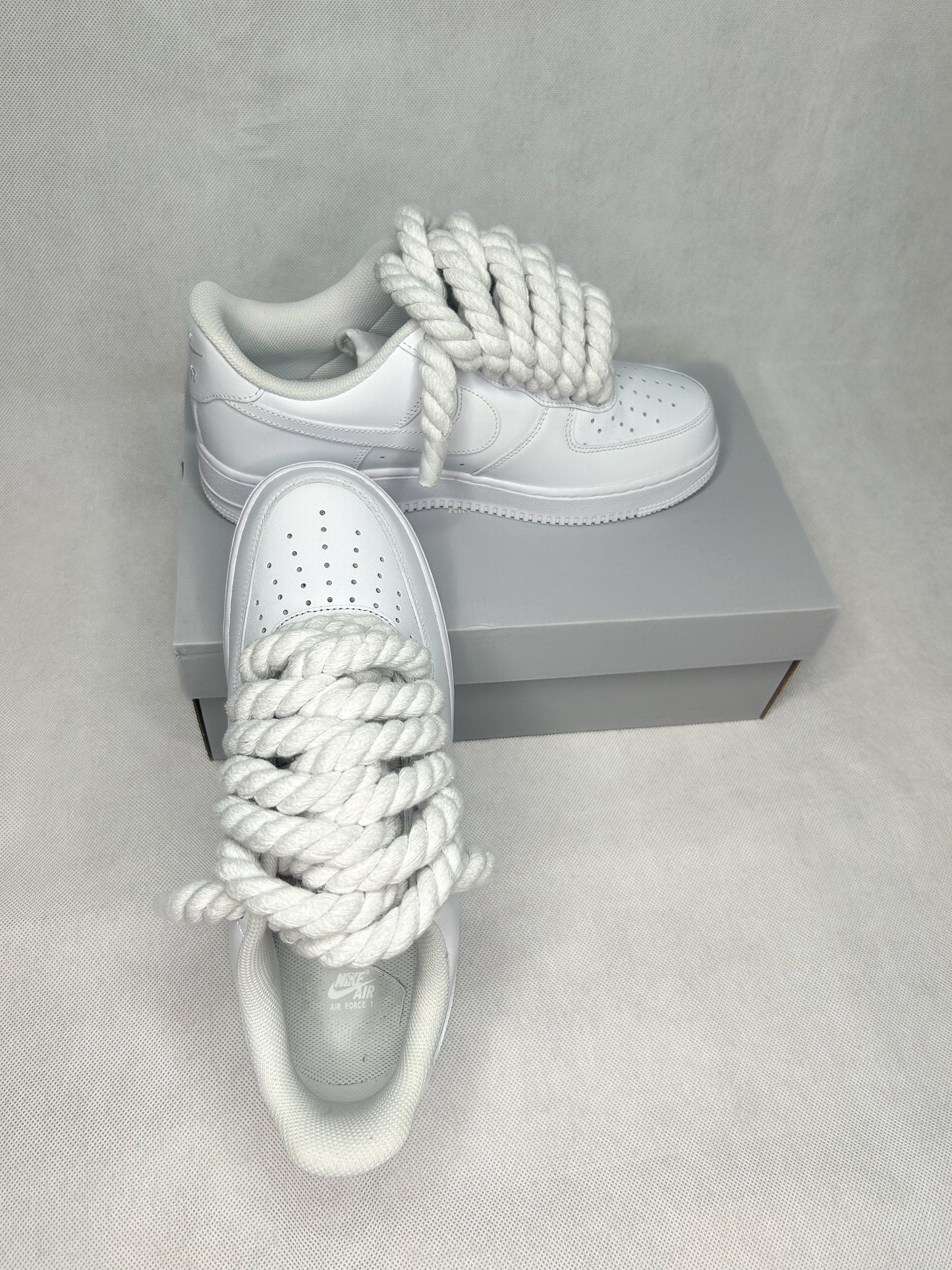 AF1 Rope Laces All White