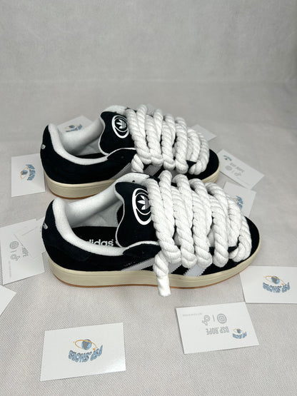 Black Adidas Campus 00s Rope Laces